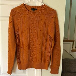 J. Crew Men's Orange Sweater